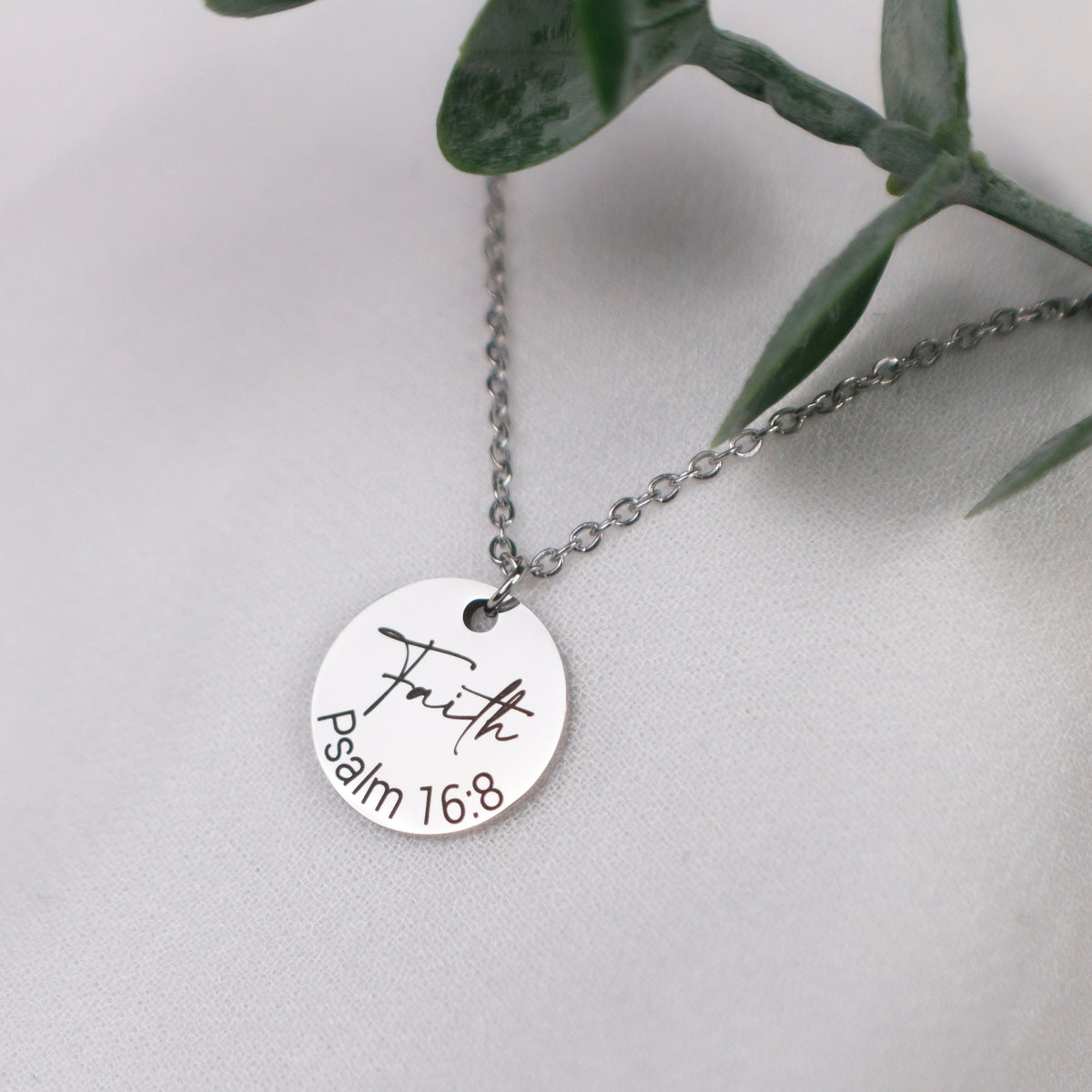 Personalized Bible Verse Necklace: Engraved Faith Jewelry - Torianic Jewelry