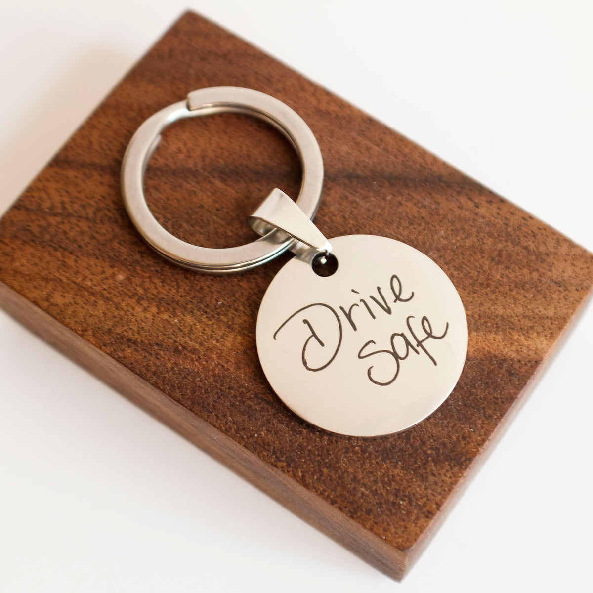 Handwriting Keychain: Personalized Keepsake Gift - Torianic Jewelry