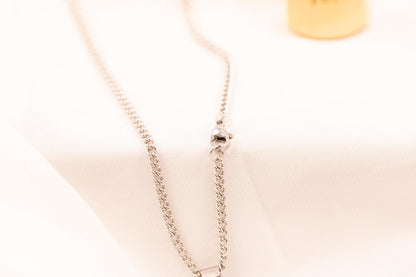 Engraved Handwriting Necklace for Men: Personalized Signature Jewelry - Torianic Jewelry