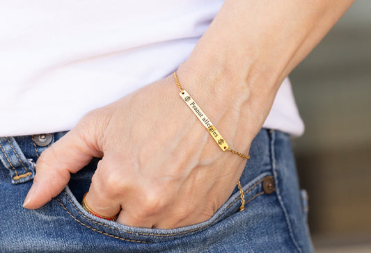 Custom Medical ID Bracelet: Stainless Steel Emergency Alert, Personalized - Torianic Jewelry