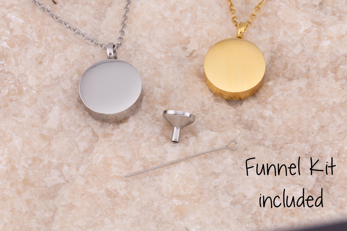 Custom urn for ashes keepsake, Ash Memorial Jewelry, Small Urn necklace for human ashes, grief necklace, dog - Torianic Jewelry