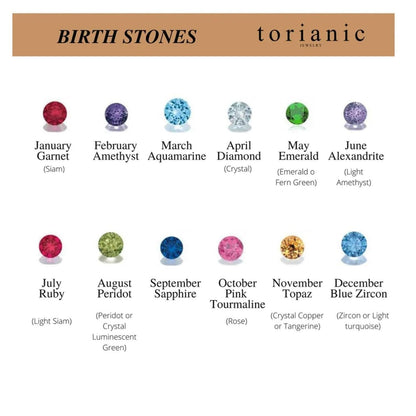 Birthstone Keychain for Mom, Personalized Birth Flower Keychain, Custom Engraved Keyring, Gift for Grandma, - Torianic Jewelry