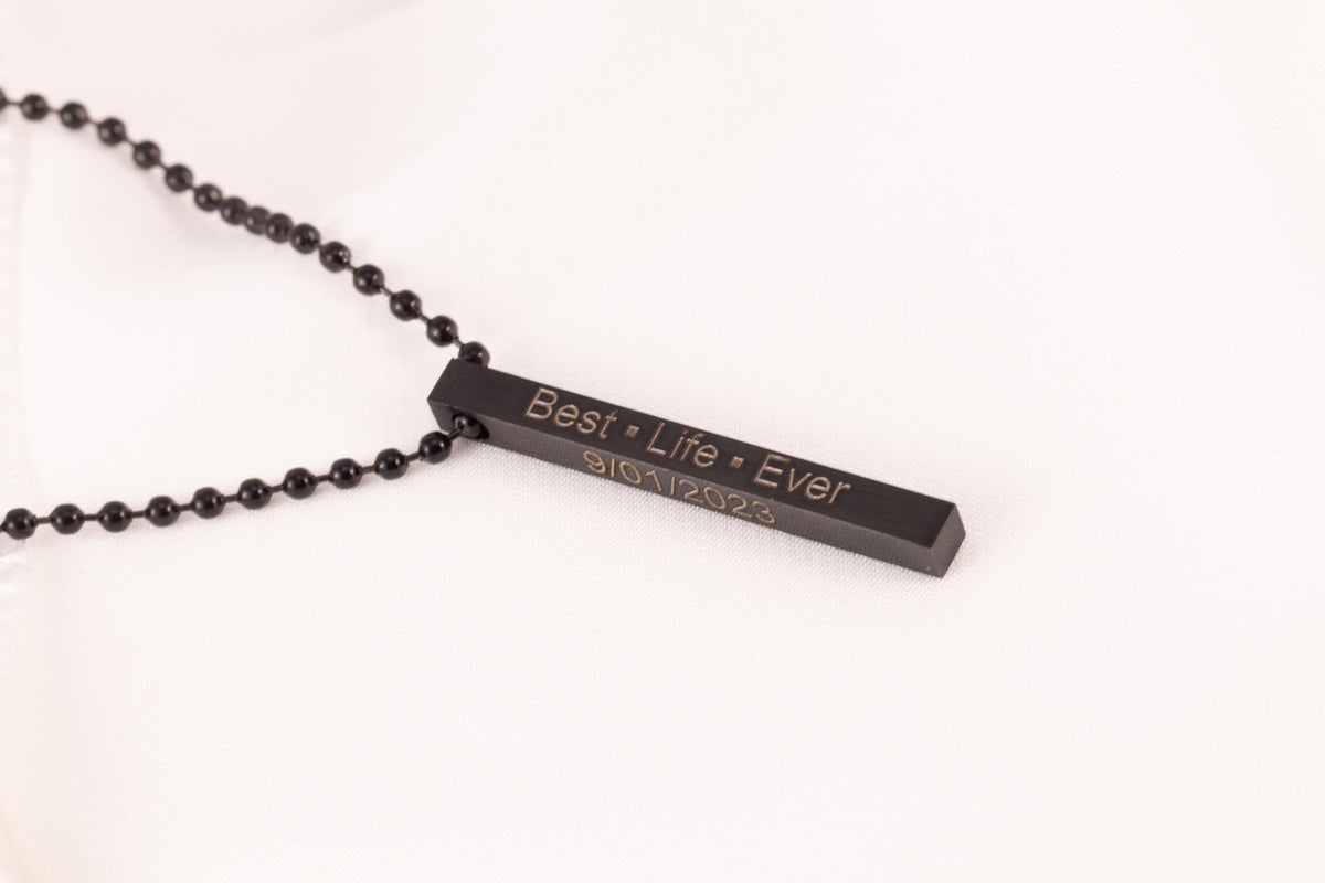 Best life ever necklace - JW gift - Jehovah's brother present - exercise Patience Necklace - jw baptism gift - Bar Necklace - Torianic Jewelry