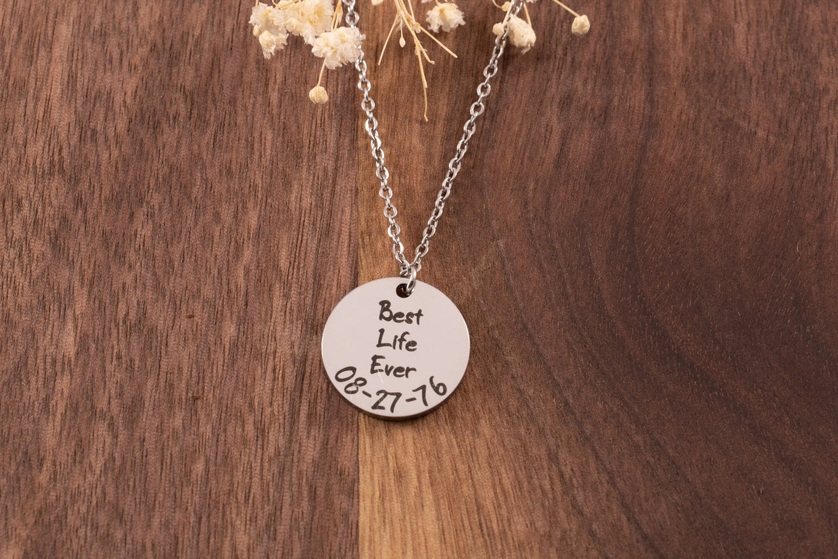 Best Life Necklace Gift - JW gift for Jehovah's brother/sister present - Exercise Patience Necklace - JW baptism gift for sisters - Torianic Jewelry