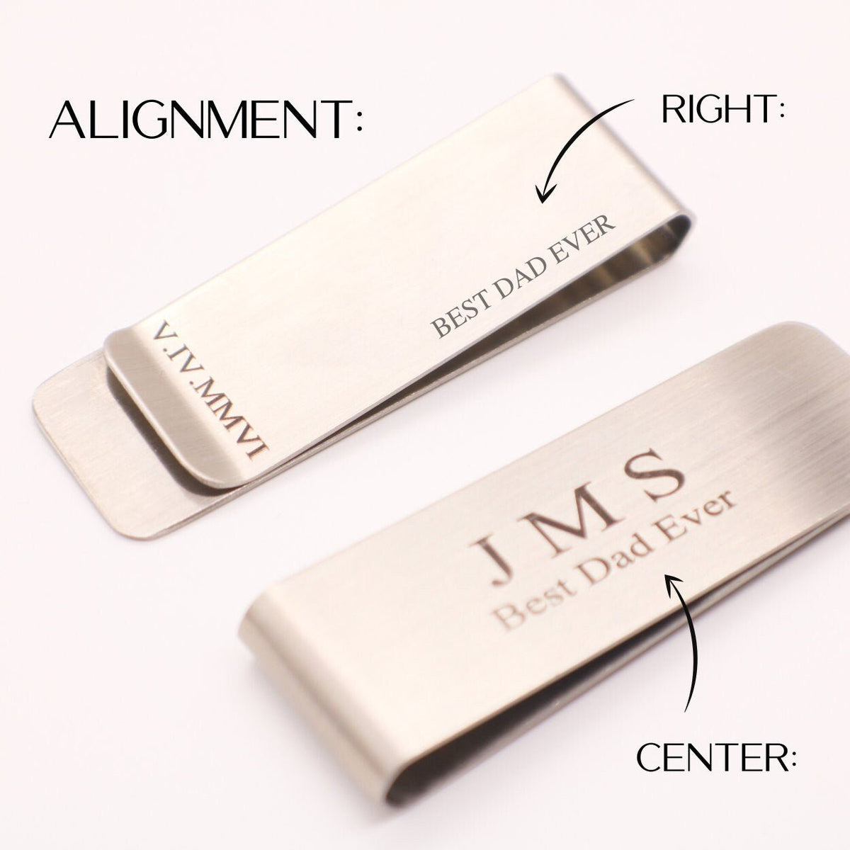 Money Clip for dad, Husband Gift , fathers day gift from daughter, Gif for him, Boyfriend gift, Dad Quote Grandpa Present Christmas Gift - Torianic Jewelry