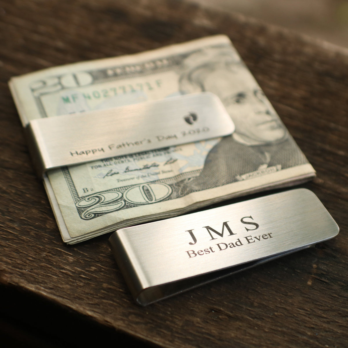 Money Clip for dad, Husband Gift , fathers day gift from daughter, Gif for him, Boyfriend gift, Dad Quote Grandpa Present Christmas Gift - Torianic Jewelry
