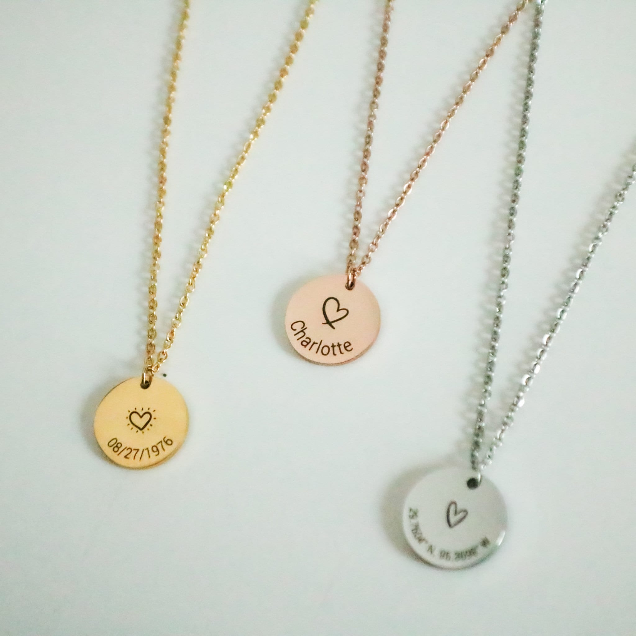 Personalized Latitude Longitude Coordinates Necklace | Custom Location Jewelry Anniversary Bridesmaid Gift | Sterling Silver Gold Rose Gold - Torianic Jewelry