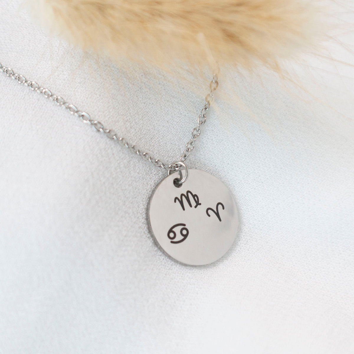 Personalized Mixed Zodiac Signs Necklace, Family Necklace, Horoscope Jewelry, Gift for mom, Birthday Present, gift for her - Torianic Jewelry